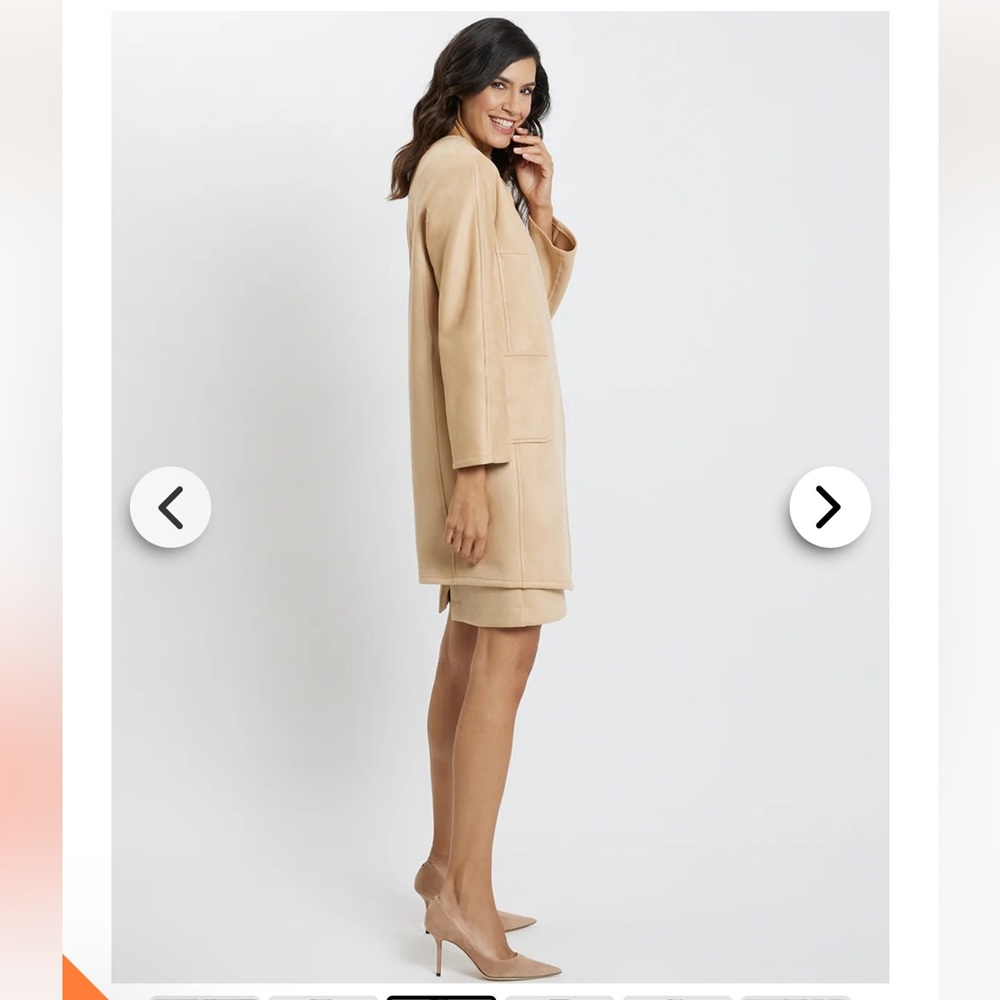 NWT JUDE CONNALLY Birdie Jacket Faux Suede - Picture 4 of 11